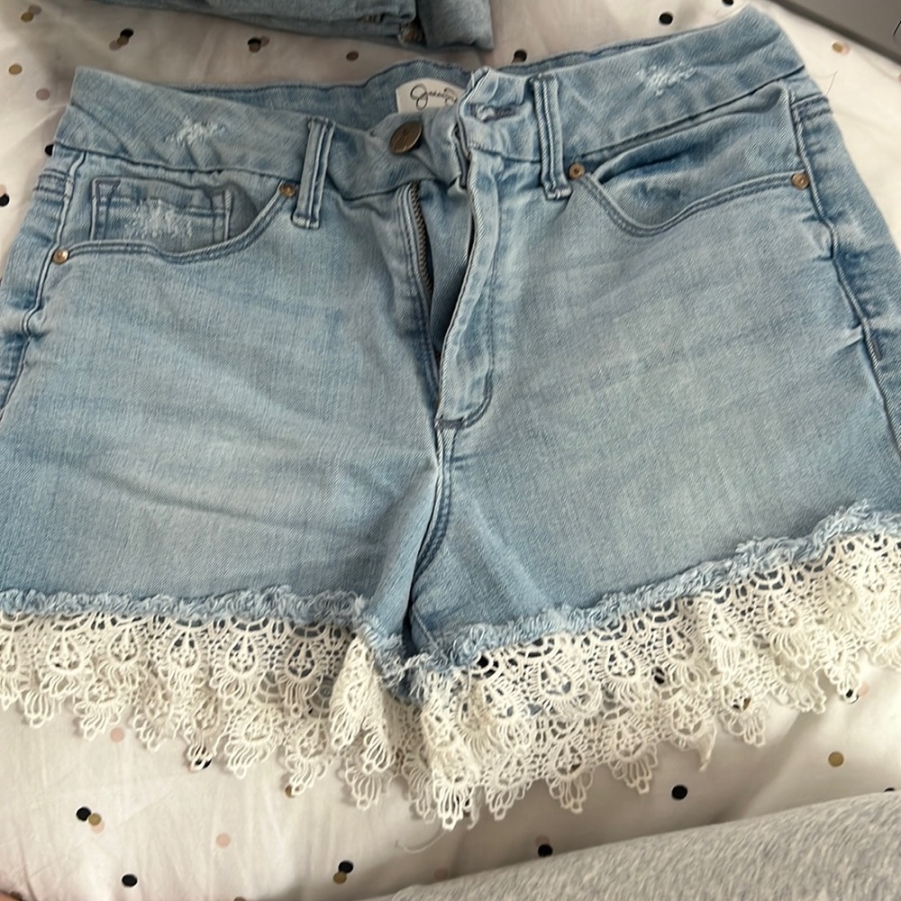 High rise shorts